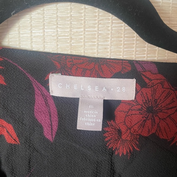 Chelsea28 - Wrap Long-Sleeve Blouse - M - Picture 4 of 5